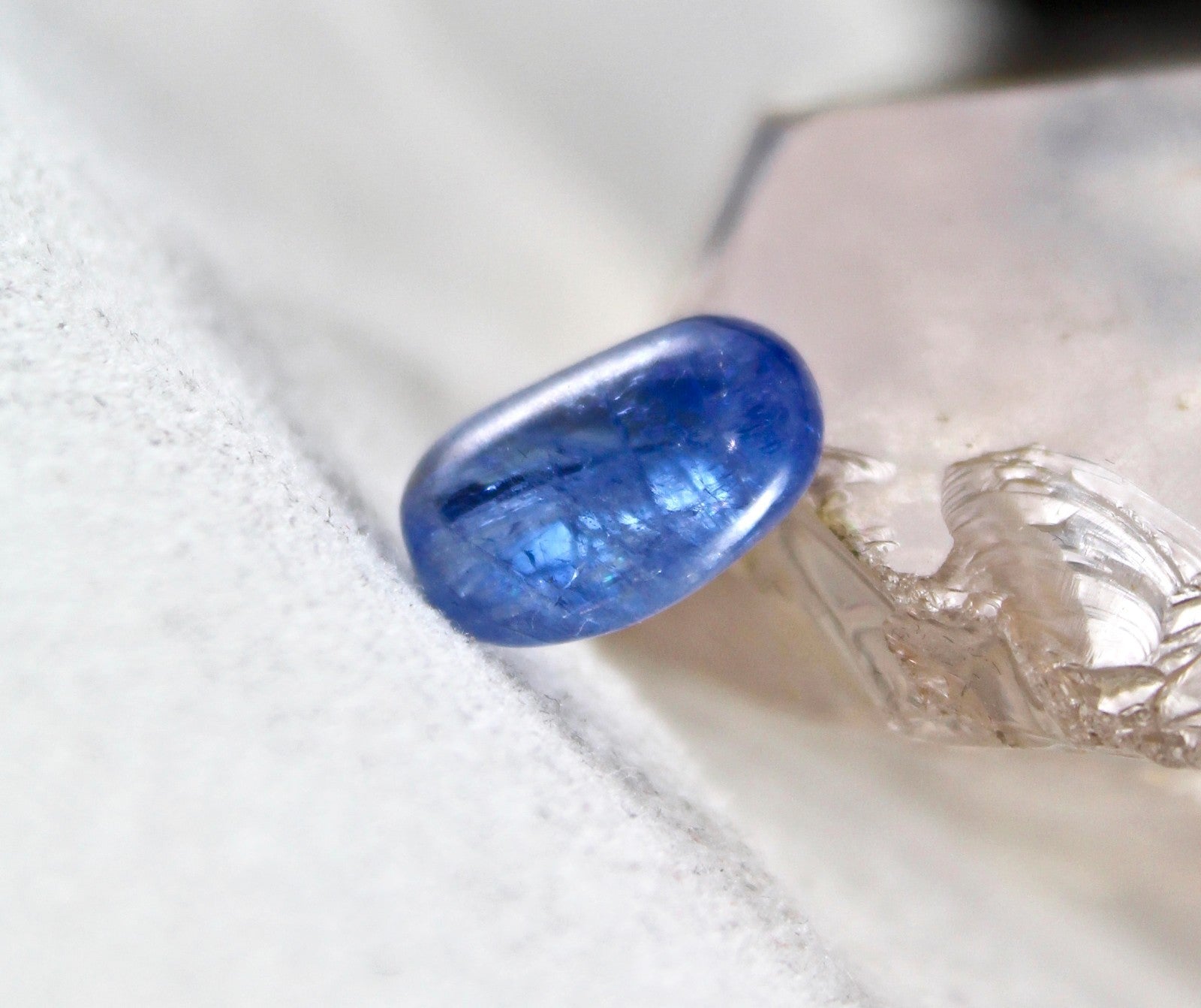 Certified Gtl Natural Blue Sapphire Cabochon Oval 10.15ct Gemstone Ring Pendant