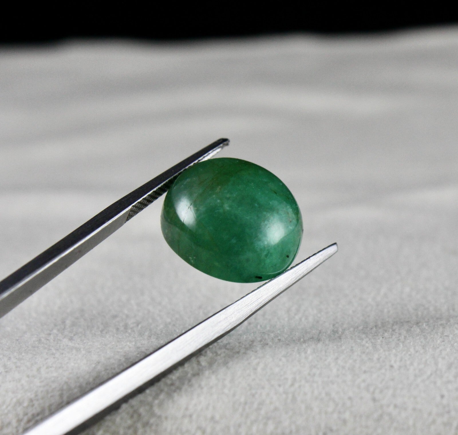 Certified Antique Emerald 16.56 Ct Natural Oval Cabochon Loose Gem Ring Pendant