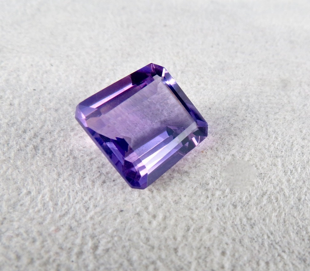 18x16 Mm Natural Purple Amethyst Octagon Cut Gemstone 17.84 Ct For Pendant Ring