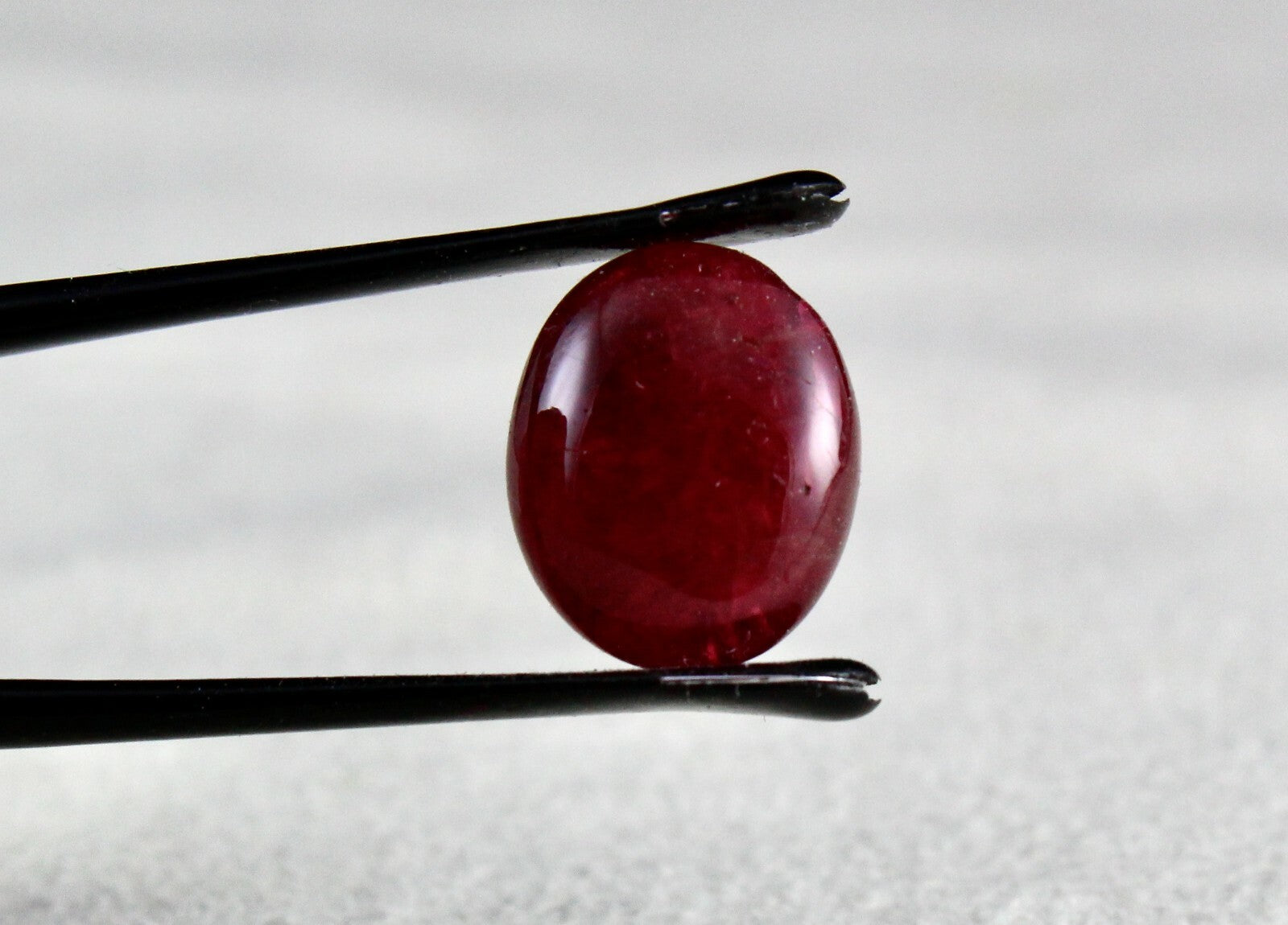 Certified Natural Red Spinel 9.46 Ct Cabochon 14x12mm Oval Gemstone Ring Pendant