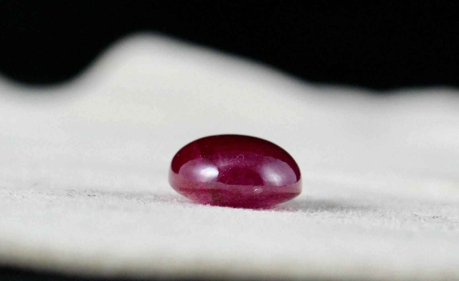 Certified Natural Untreat Burmese Ruby 10.56ct Oval Cabochon Loose Stone Ring