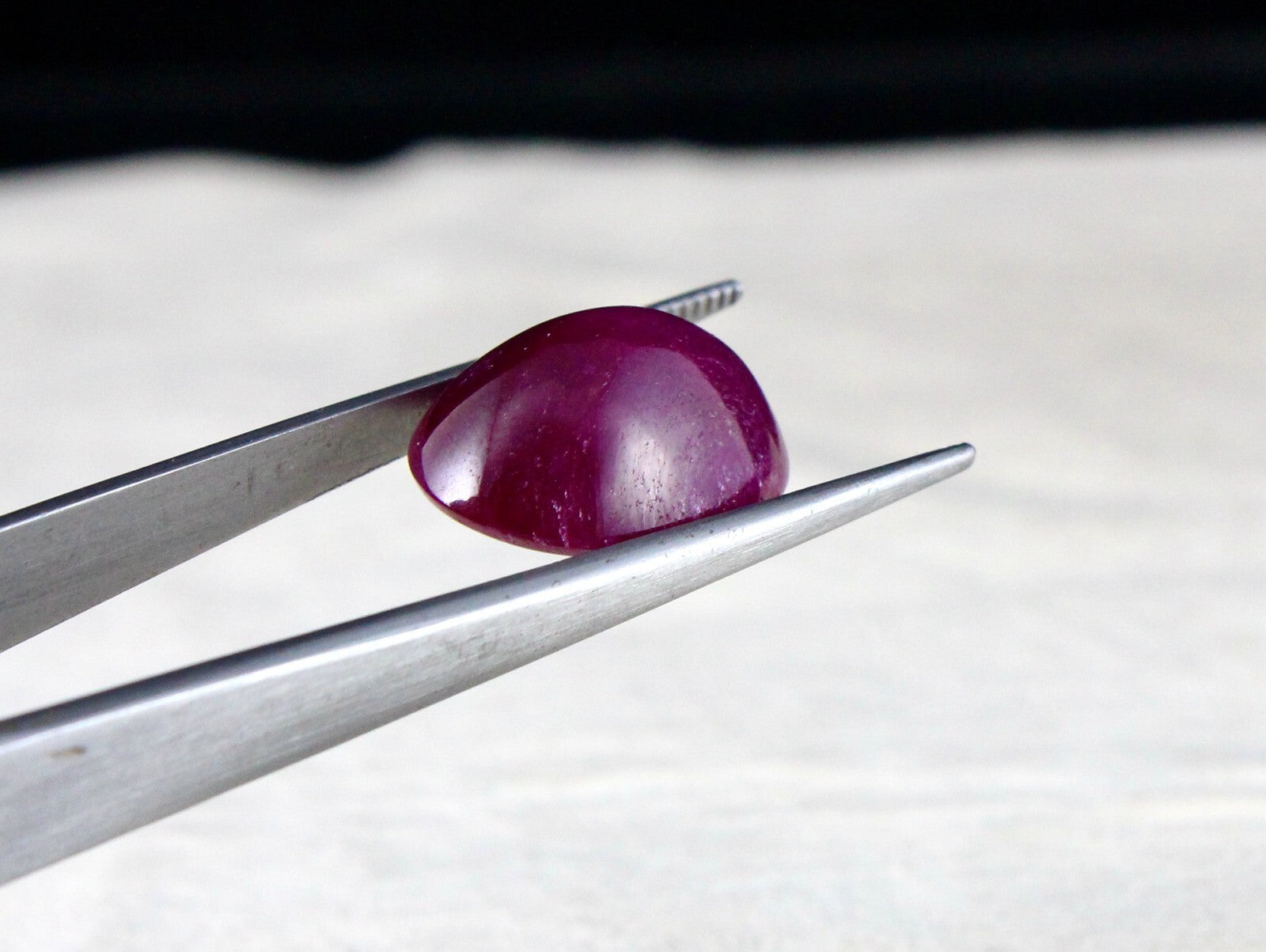 Certified Natural Ruby Oval Cabochon 22.91ct Sterling Silver Gemstone Pendant