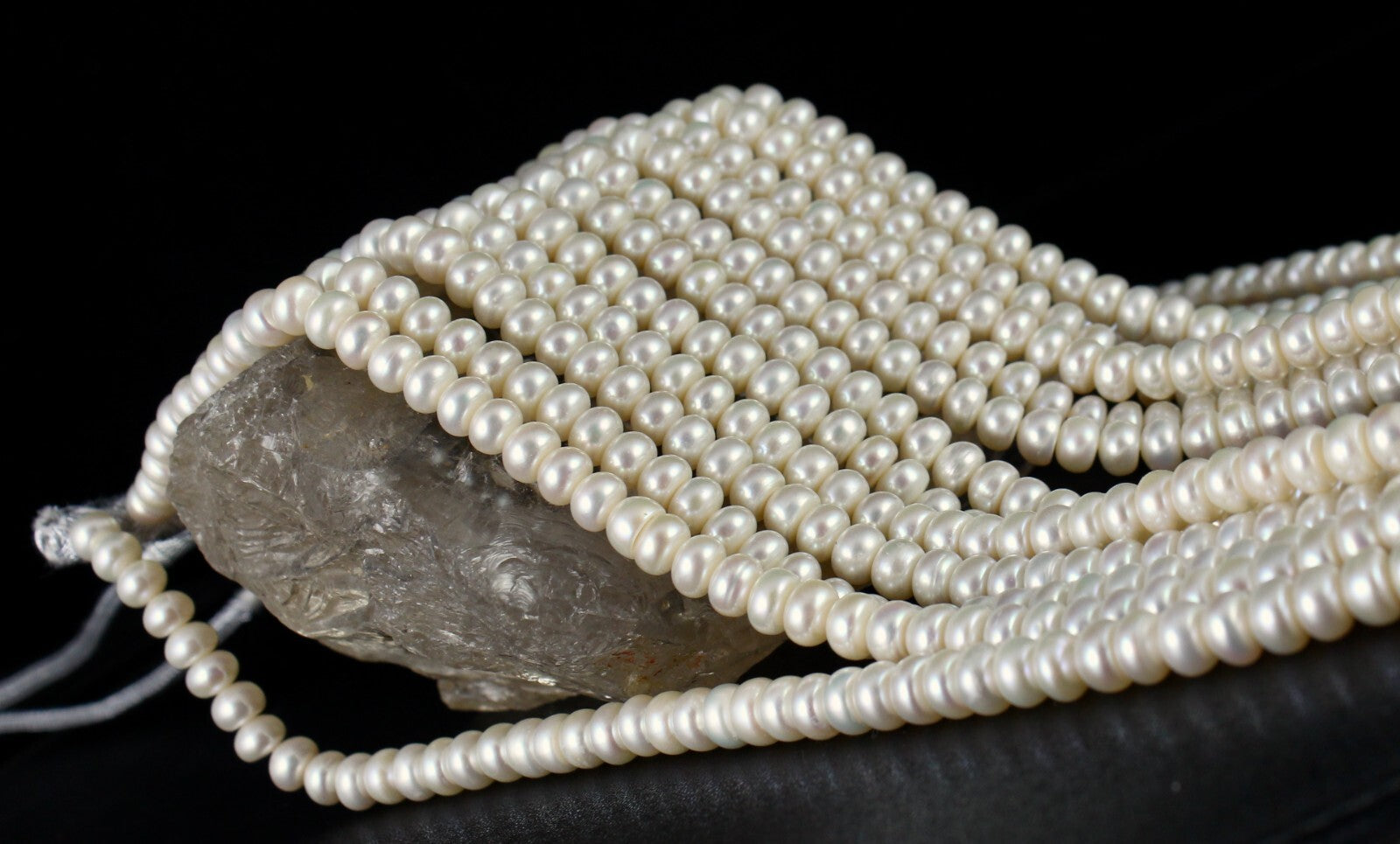 Certified Genuine Freshwater Pearl 1077ct Beads Round Fashion Necklace For Women