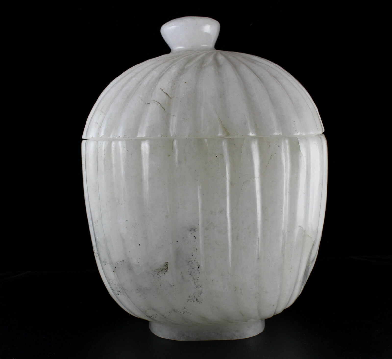 Certified Natural Rock Crystal Quartz 17170ct Carved Gemstone Bowl Home Decor