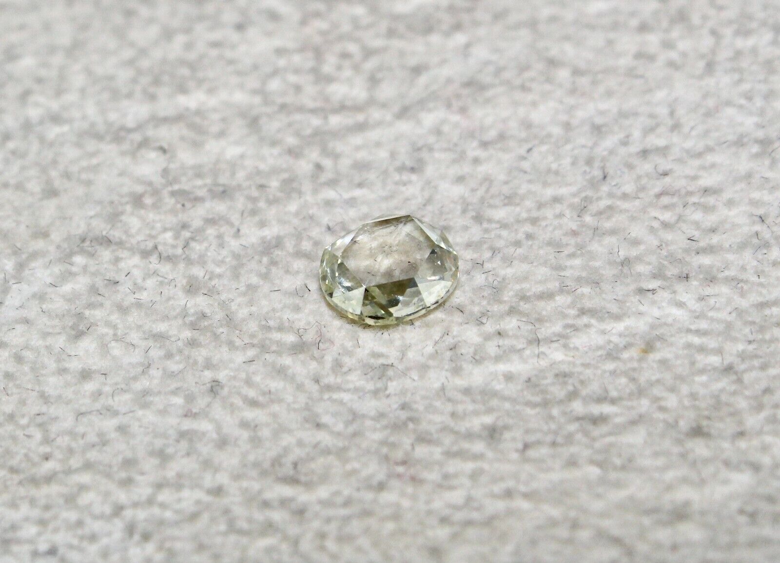 Natural Rose Cut Yellow Diamond Oval Shape 0.65 Cts Loose Stone For Ring Pendant
