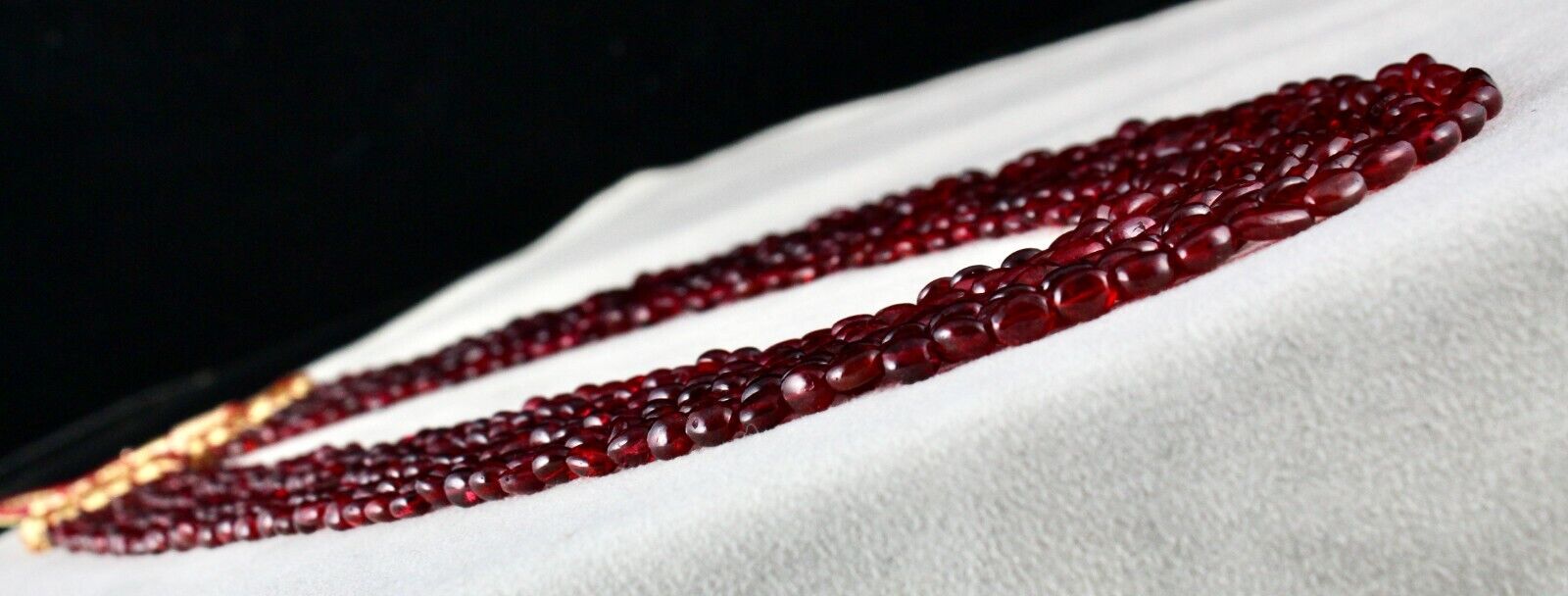 Natural Certified Red Spinel Beads Long 8 L 465 Ct Gemstone Important Necklace