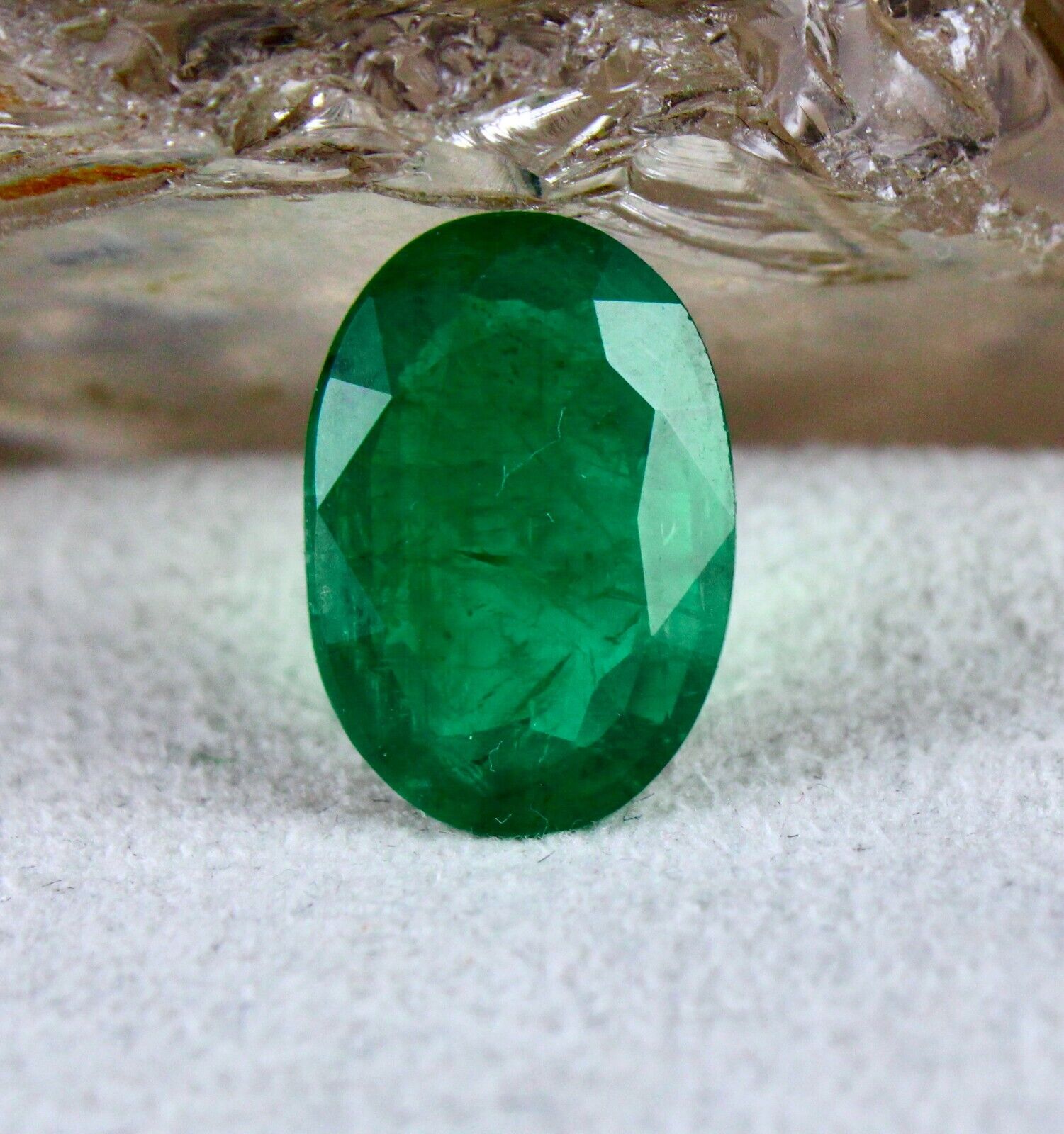 Certified Natural Emerald Oval Cut 15x11mm 7.42 Ct Loose Gemstone Ring Pendant