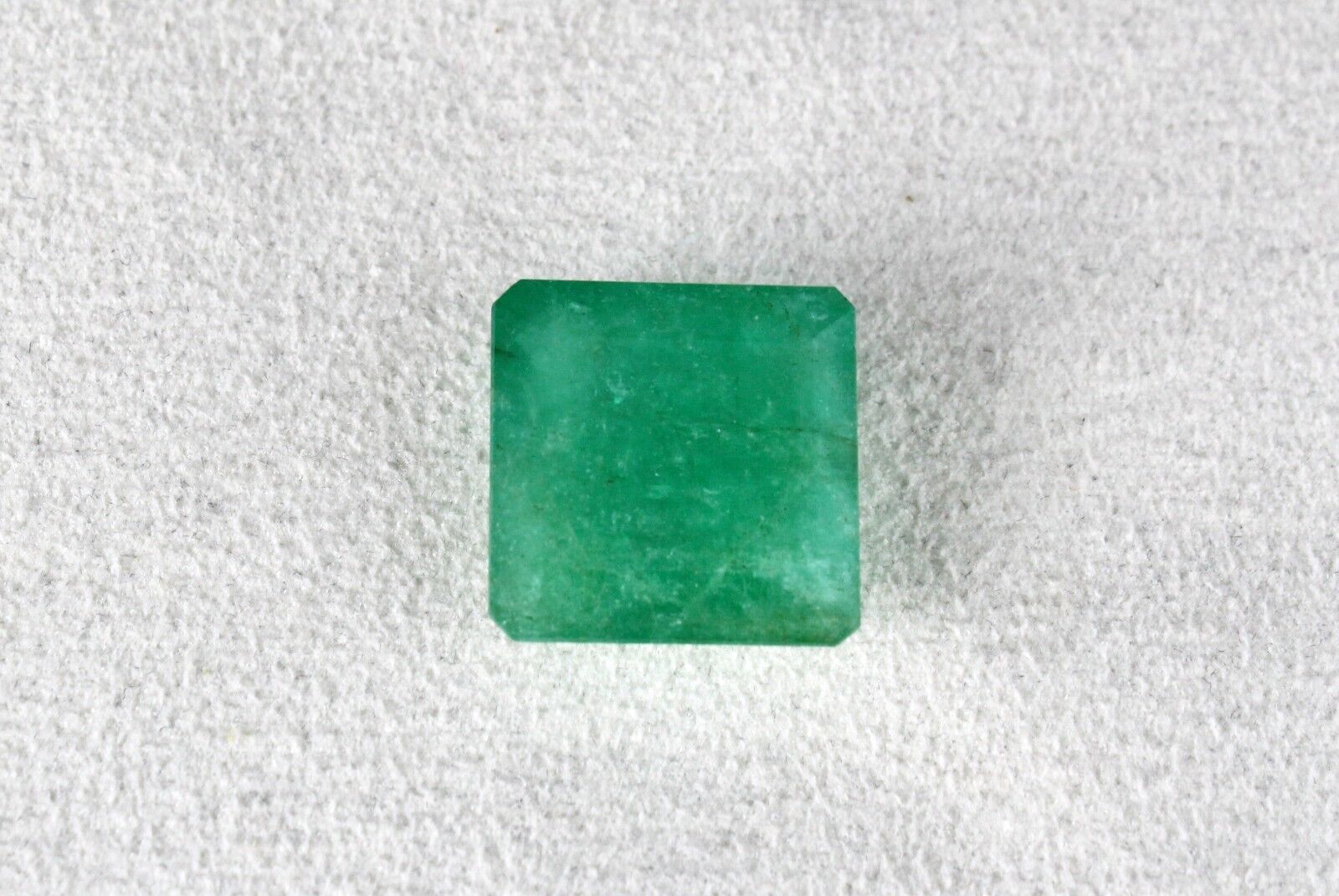 NATURAL UNHEATED EMERALD SQUARE CUT 19.47 CARATS FLAT GEMSTONE FOR RING PENDANT