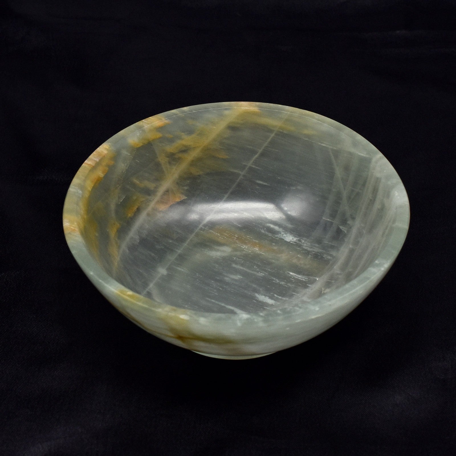 Certified Natural Aventurine Quartz Bowl 1315 Ct Carved Round Crystal Home Decor