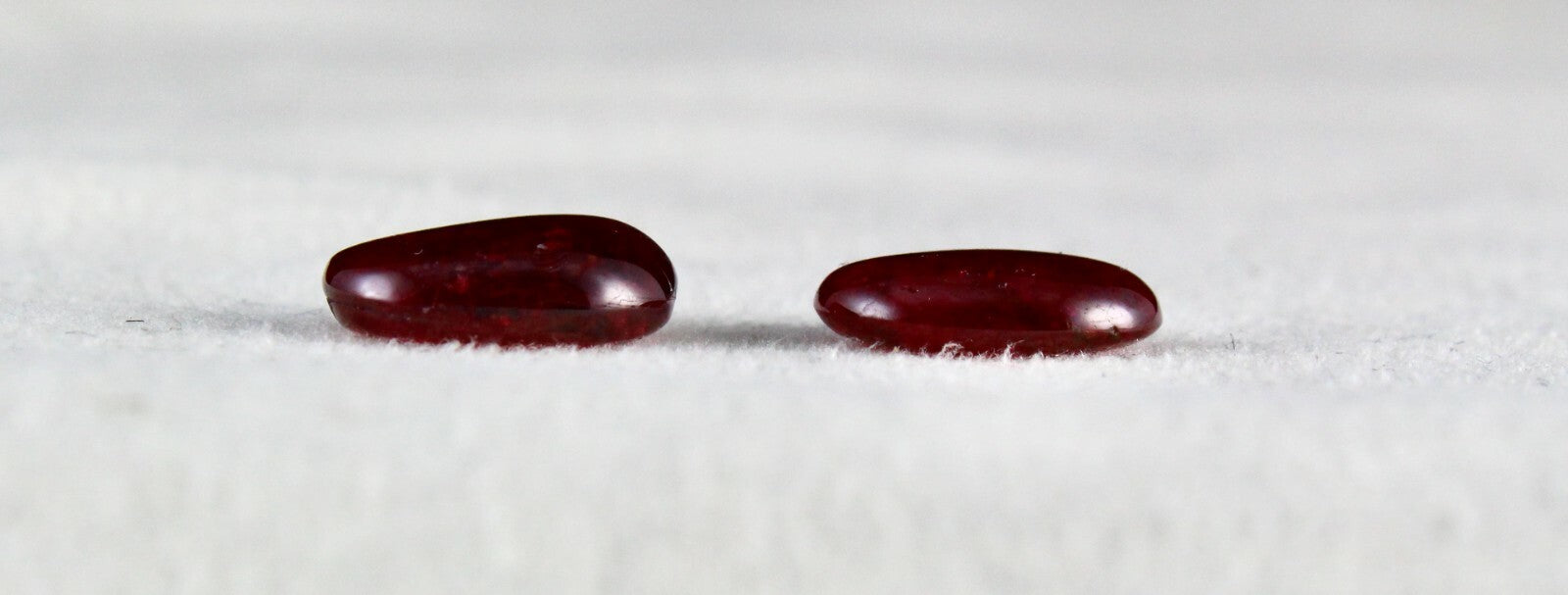 Certified Natural Red Spinel 13x10mm Oval Pair 11.41ct Gemstone Earring, Wedding
