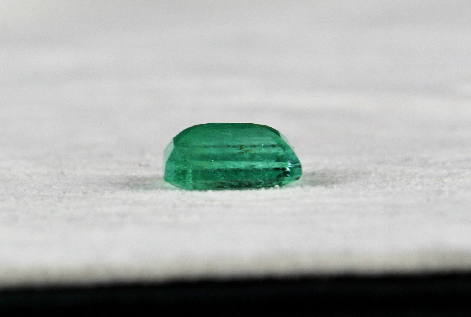 Certified Natural Colombian Emerald Octagon 3.71ct Sterling Silver Ring Pendant