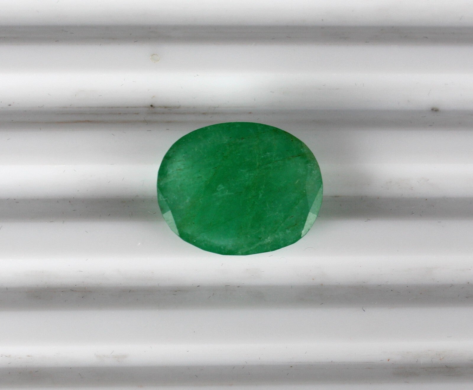 Certified Natural Unheated Emerald Oval Cut 15.30ct Gemstone Ring Pendant