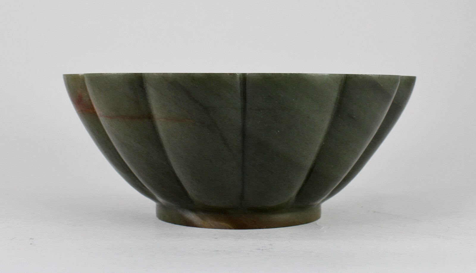 Natural Green Agate 2320ct Carved Gemstone Bowl Round For Home Decor