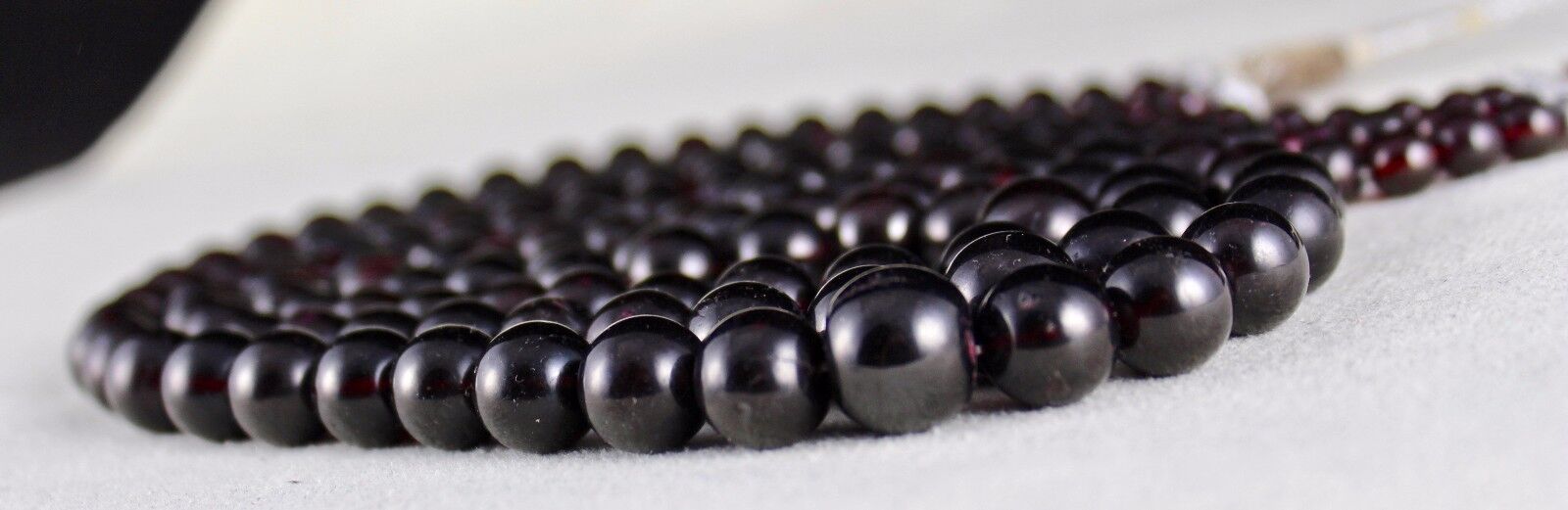 Natural Red Garnet Beads Round 3 L 1451 Ct Gemstone Beaded Fashion Necklace