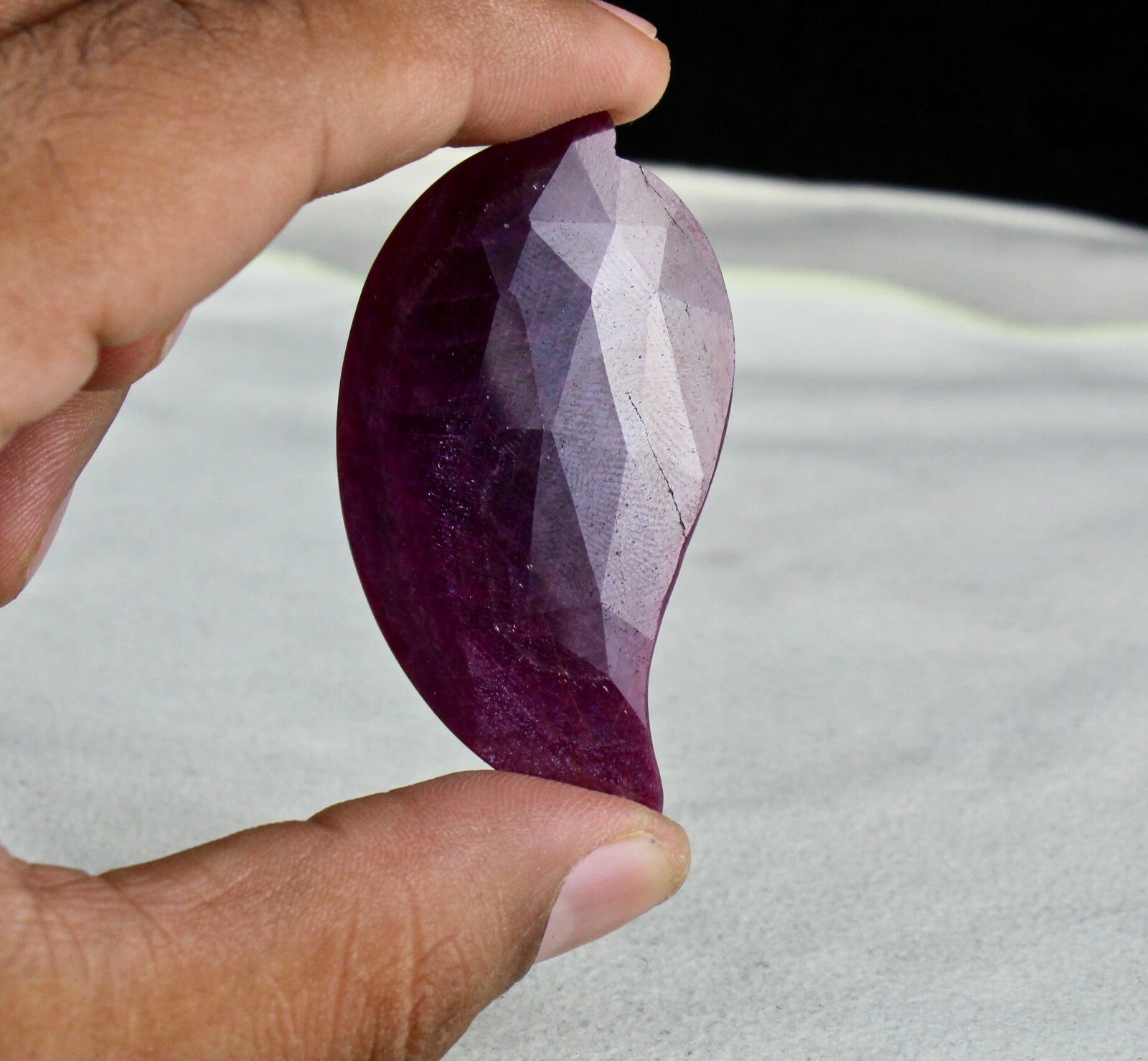 Unheated Natural Ruby Cabochon 93 Ct Loose Gemstone For Designing Pendant