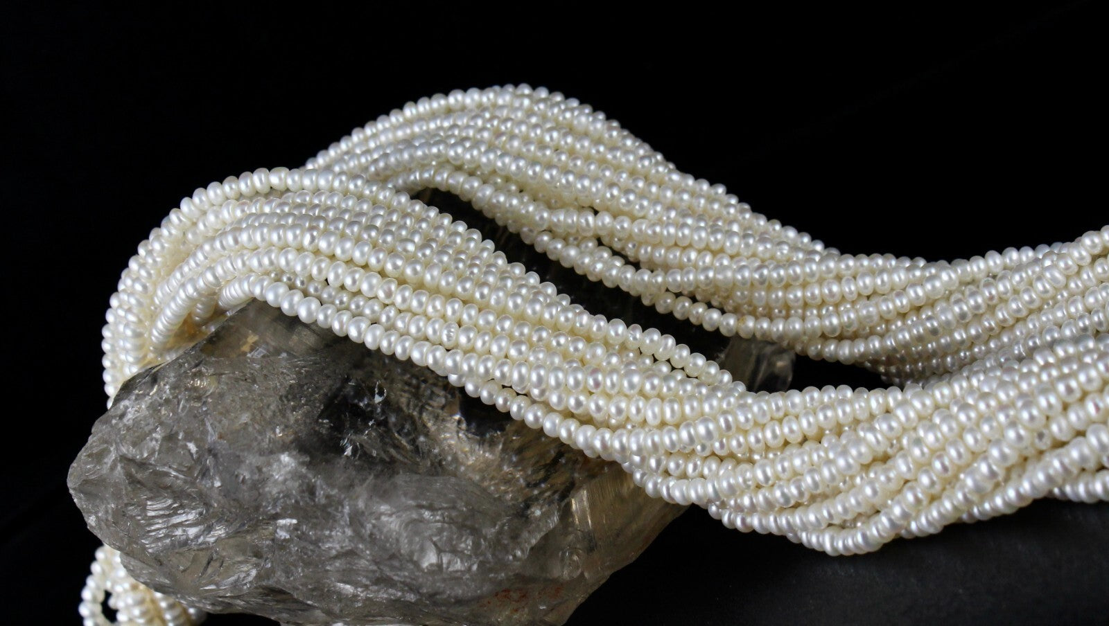 Certified Genuine Freshwater Pearl 807ct Beads Round Gemstone Fashion Necklace