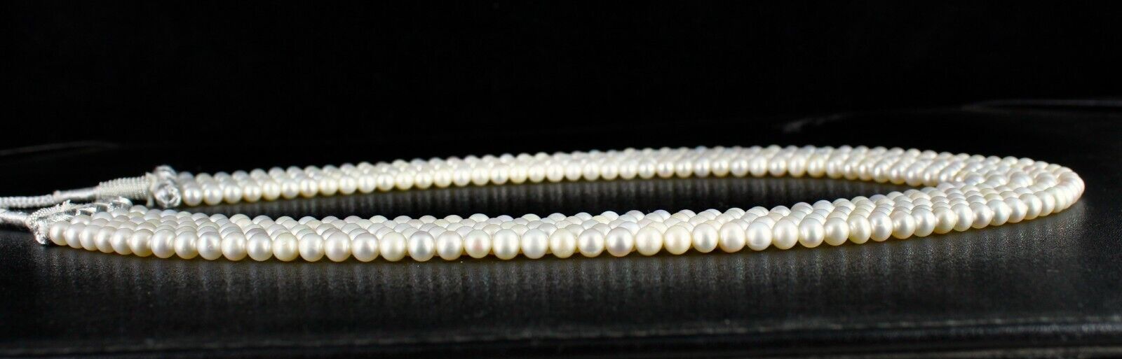 GENUINE FRESH WATER PEARL BEADS ROUND 5 L 512 CARATS GEMSTONE FASHION NECKLACE