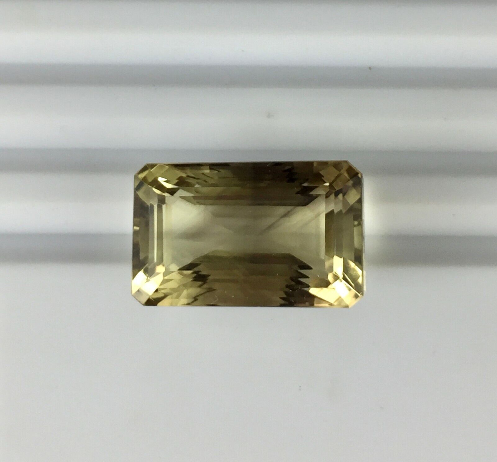 Natural Lemon Smoky Quartz Octagon Cut 30 x 19 mm 81.18 Cts Big Gemstone Pendant