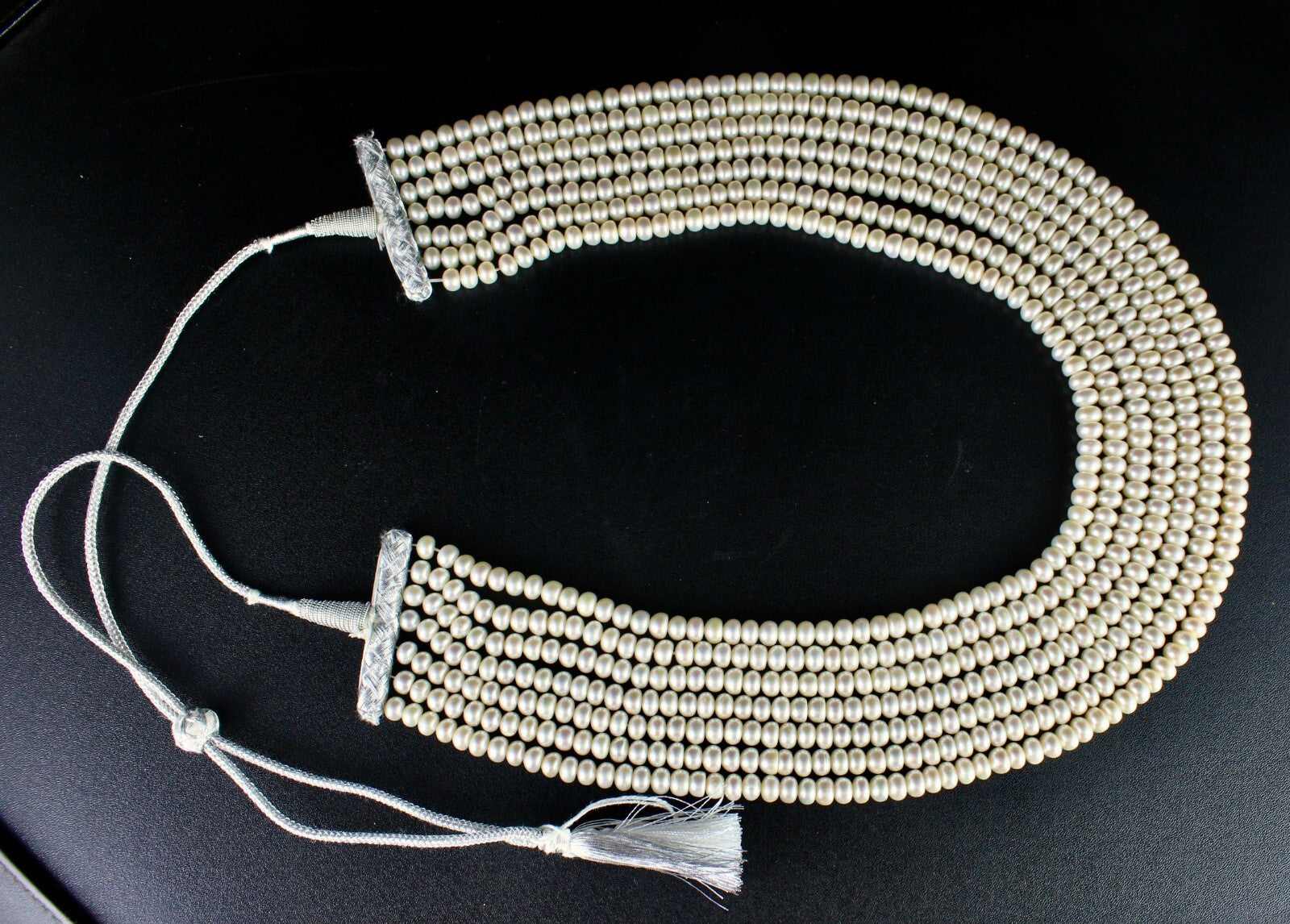 Certified Genuine Freshwater Pearl 1077ct Beads Round Fashion Necklace For Women