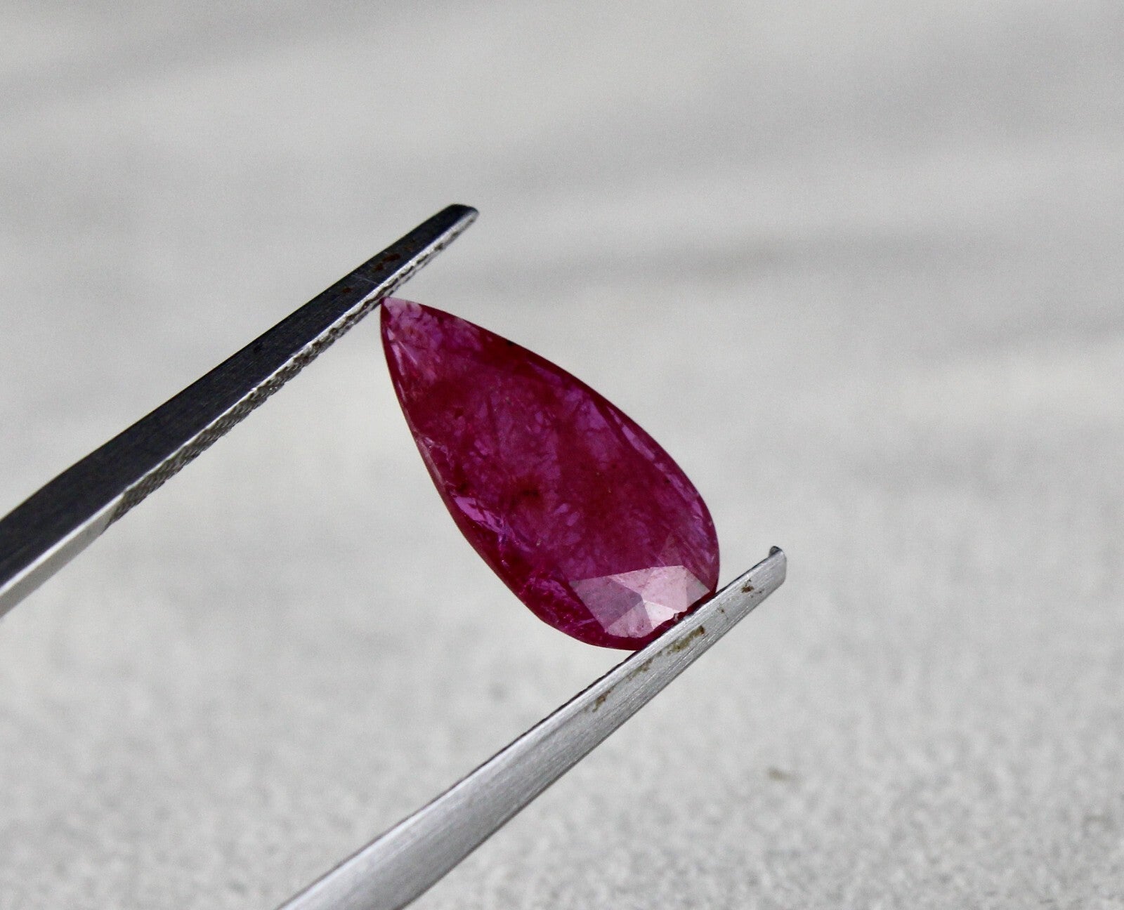 Certified Natural Ruby 6.28 Ct Mozambique No Heat Gemstone Pendant Earring Set