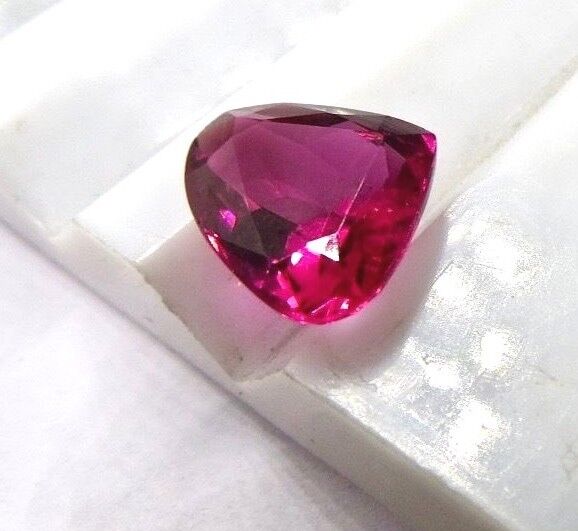 NATURAL PINK TOURMALINE RUBELLITE HEART CUT 3.83 CARATS GEMSTONE RING PENDANT