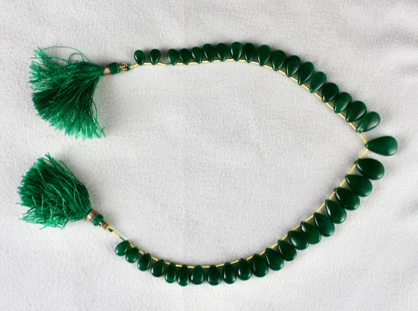 Certified Natural Emerald Teardrop Necklace 94.58 Ct Hanging Gemstone Designing