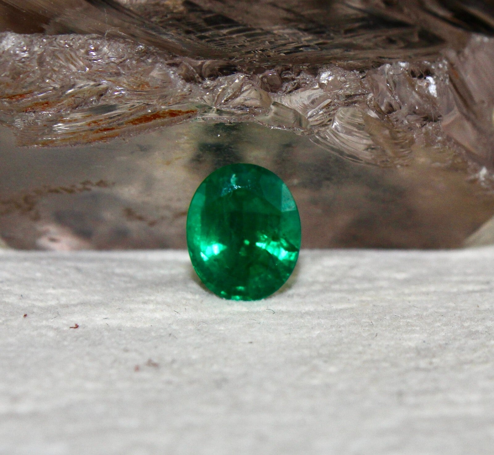 Certified Natural Zambia Emerald Oval Cut 11x9mm 4ct Loose Gemstone Ring