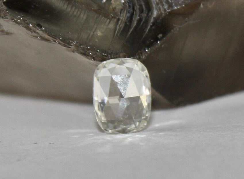 Certified Natural Rose Cut Diamond 1.22 Ct Cushion Oval Stone For Ring Pendant