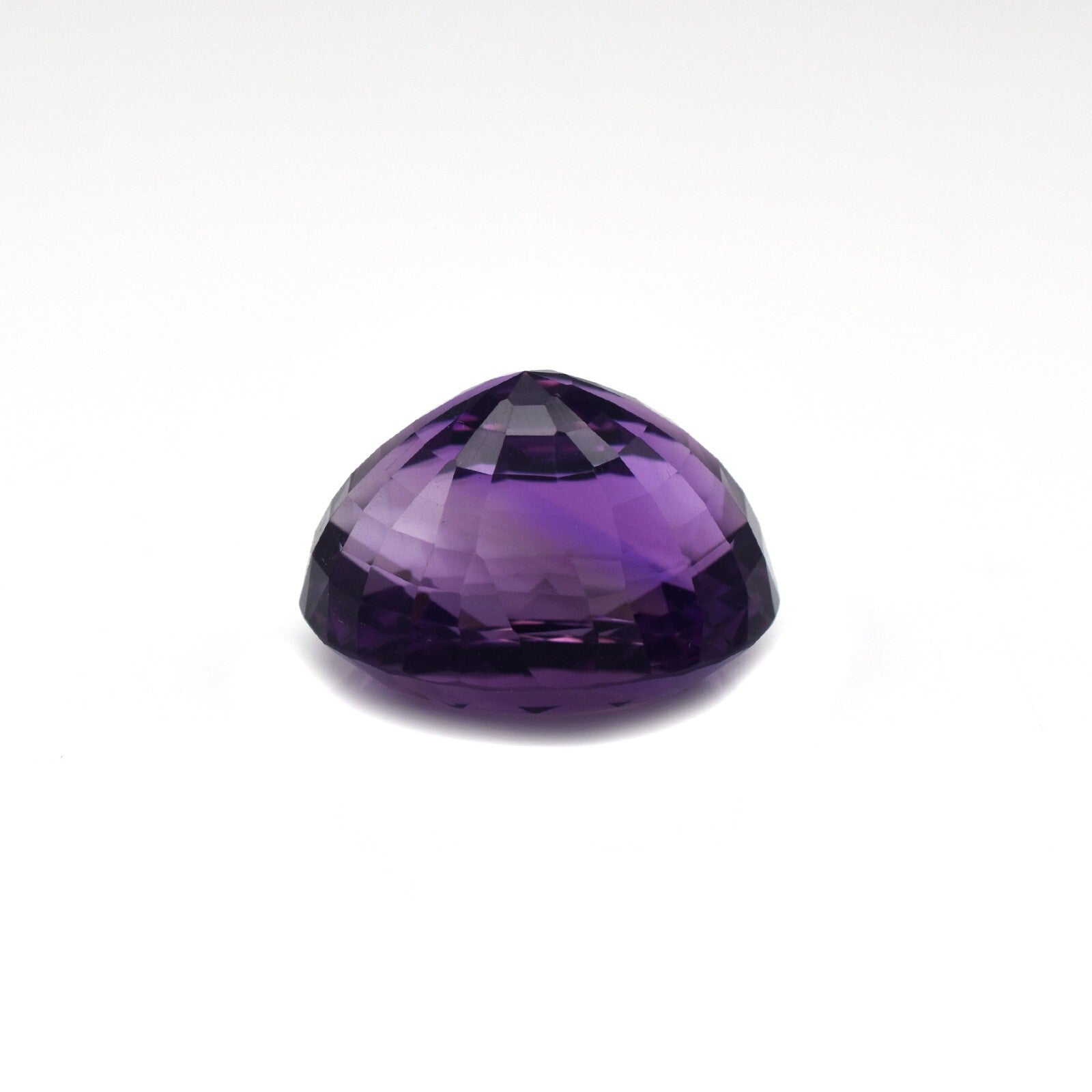 Natural Amethyst Oval Cut 37ct Gemstone 22x18mm Pendant Ring Design