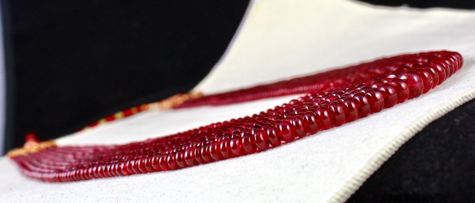 Natural Certified Spinel Beads Round 9 L 732 Ct Fine Gemstone Important Necklace