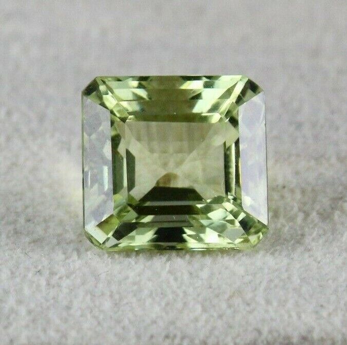 NATURAL YELLOW AQUAMARINE HELIODOR CUT OCTAGON 8.36 CTS GEMSTONE RING PENDANT