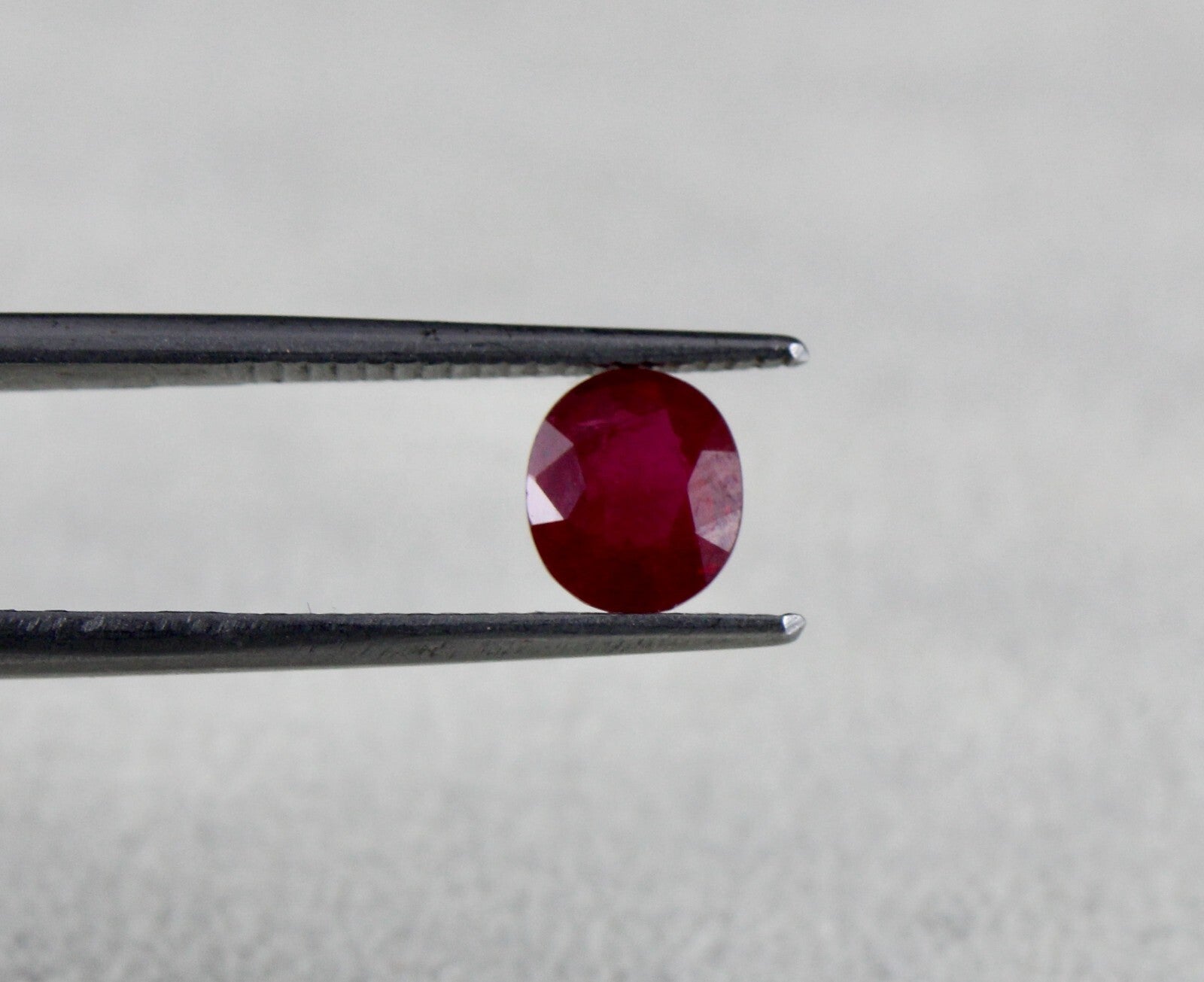 Certified Natural Heated Burma Ruby 1.51 Ct Oval Loose Stone Ring Pendant