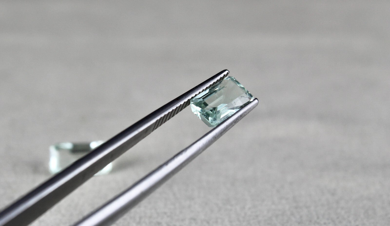 Natural Aquamarine 3.30 Ct Octagon Cut 2 Pcs Gemstone Ring Earring Pair