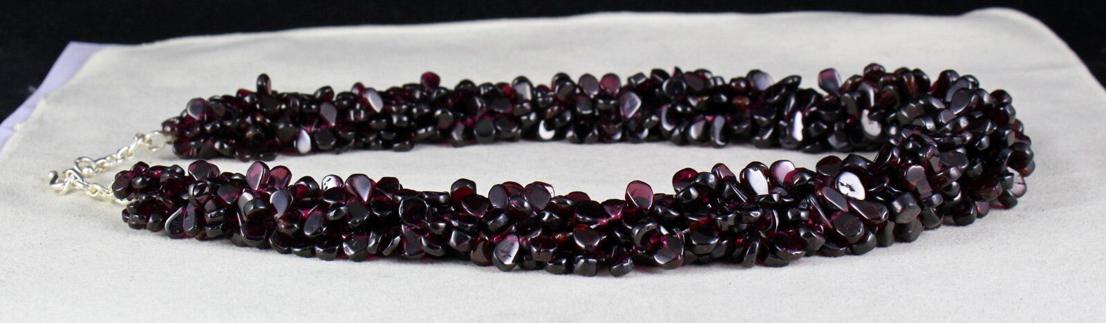 Unique Natural Garnet Beads Tear Drop 5 L 1662 Ct Red Gemstone Necklace