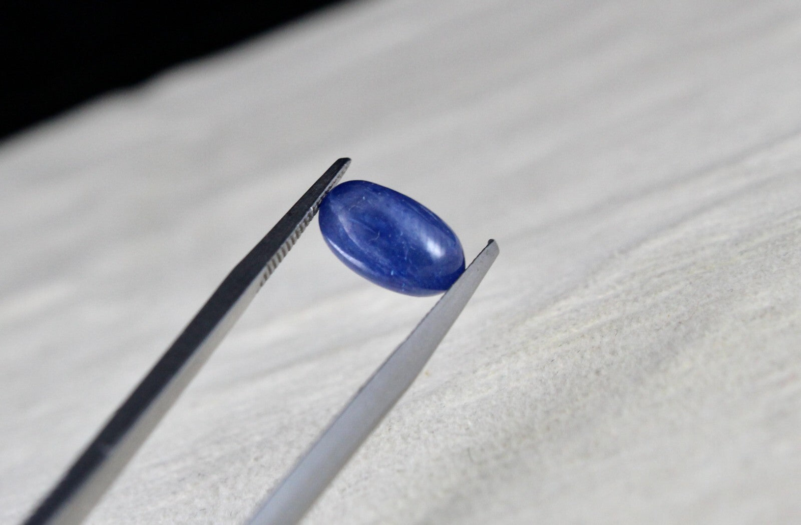 Certified 5.72ct Natural Blue Sapphire Oval Cabochon Gemstone Ring Pendant