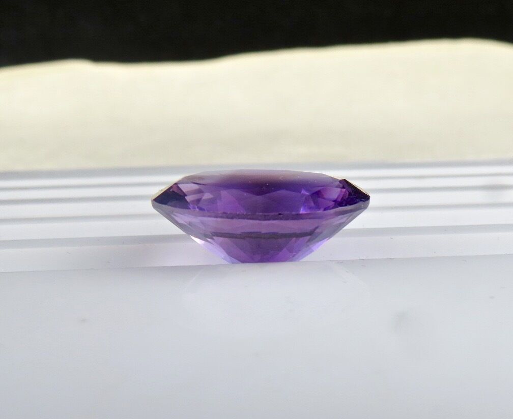 NATURAL AMETHYST OVAL CUT 23 MM 23.35 CARATS PURPLE GEMSTONE FOR PENDANT RING