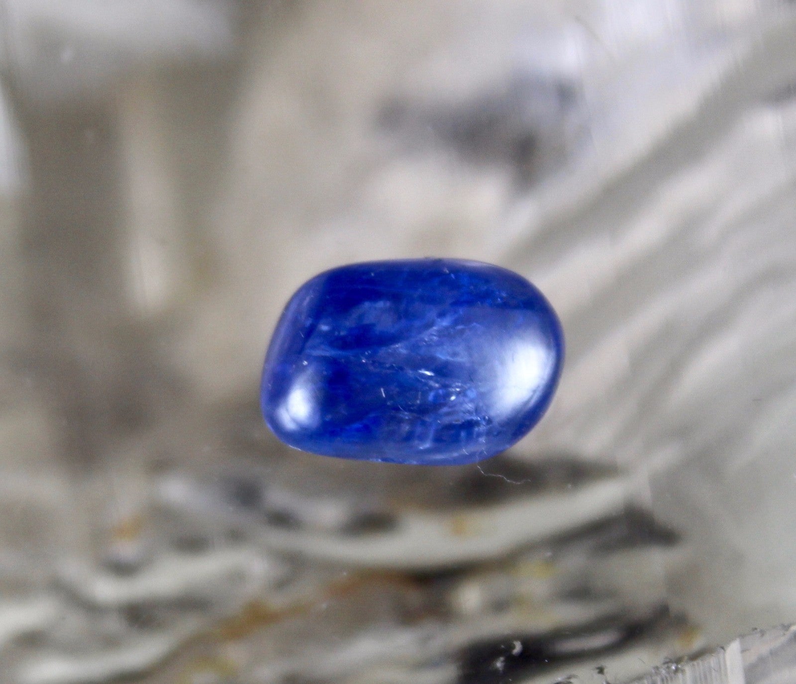 Certified Natural 8.83 Ct Blue Sapphire Oval Cabochon Gemstone For Ring/pendant