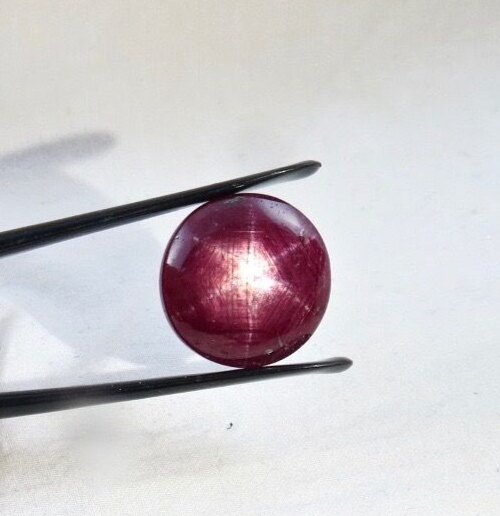 Certified Natural 6 Line Star Ruby Oval Cabochon 21.35 Ct Gemstone Ring Pendant