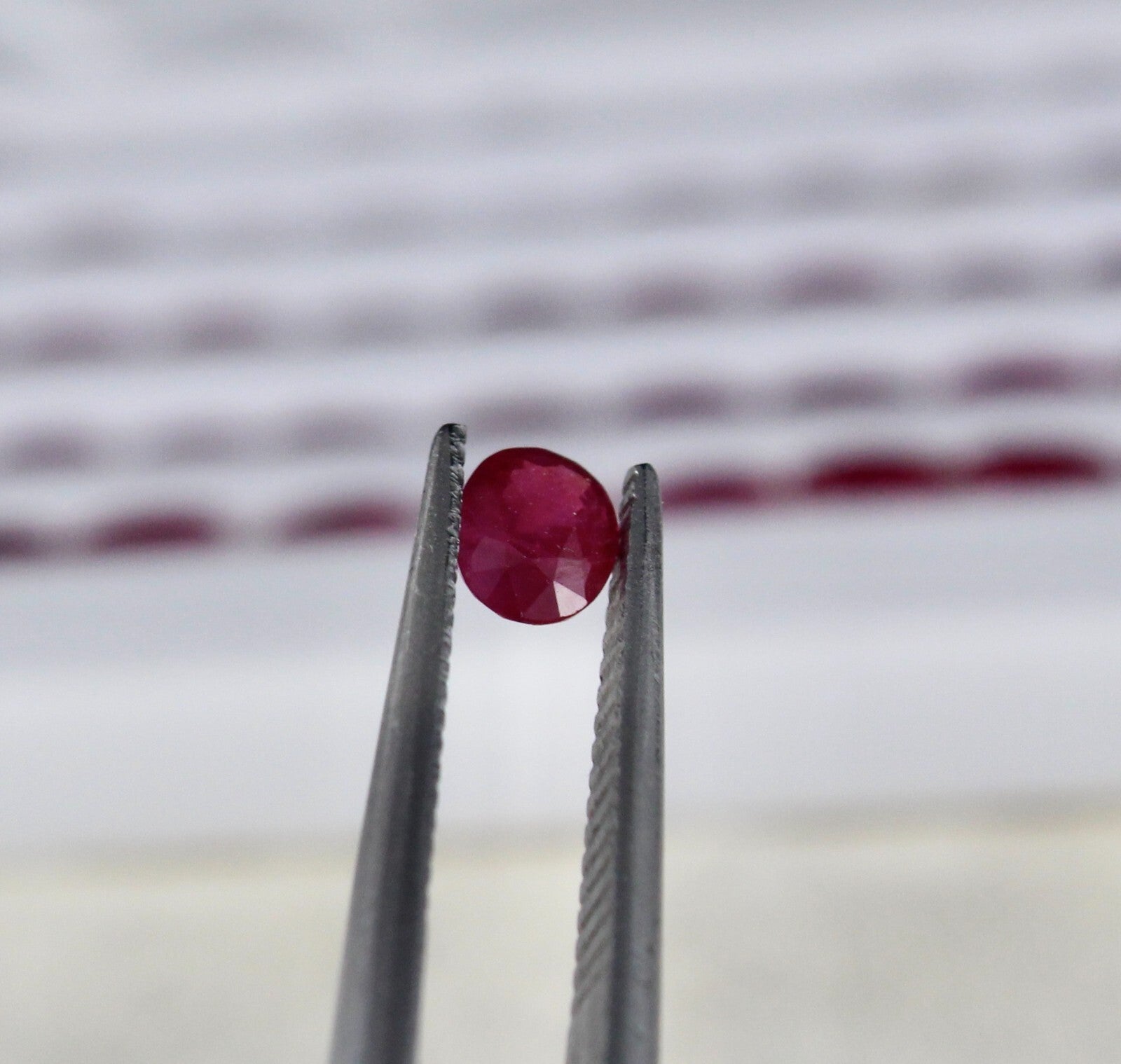 Certified Natural Heated Burma Ruby 46.30 Ct Oval Cut 80 Pc Gemstone Bracelet