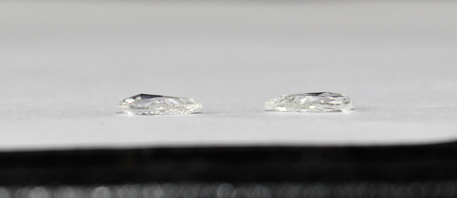 Certified Natural Rose Cut Diamond 1.11 Ct Pear Shape Pair Loose Gemstones