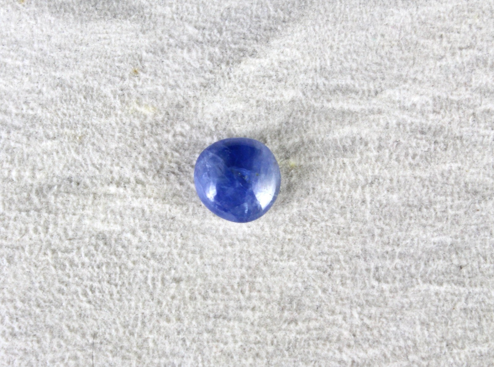 Certified Natural Blue Sapphire 5.42 Ct Round Cabochon Gemstone Ring Pendant