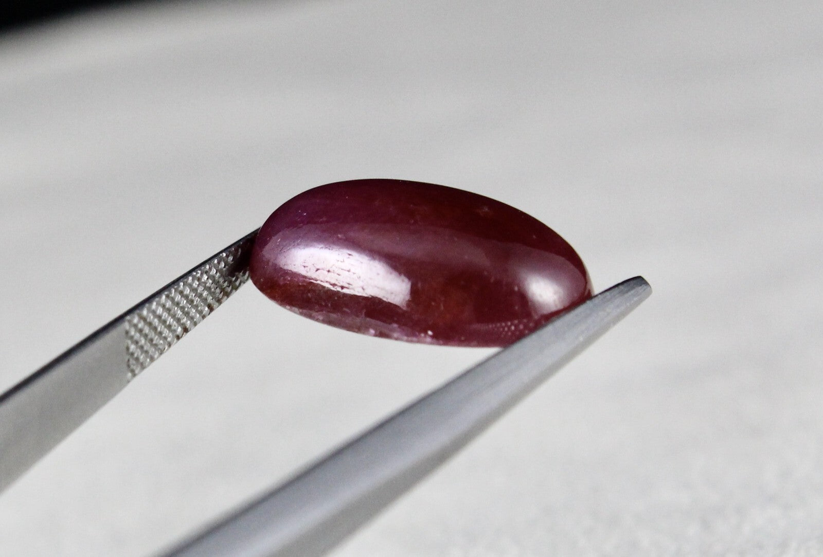 Certified Natural Ruby Oval Cabochon 13.08 Ct Gemstone Ring Pendant