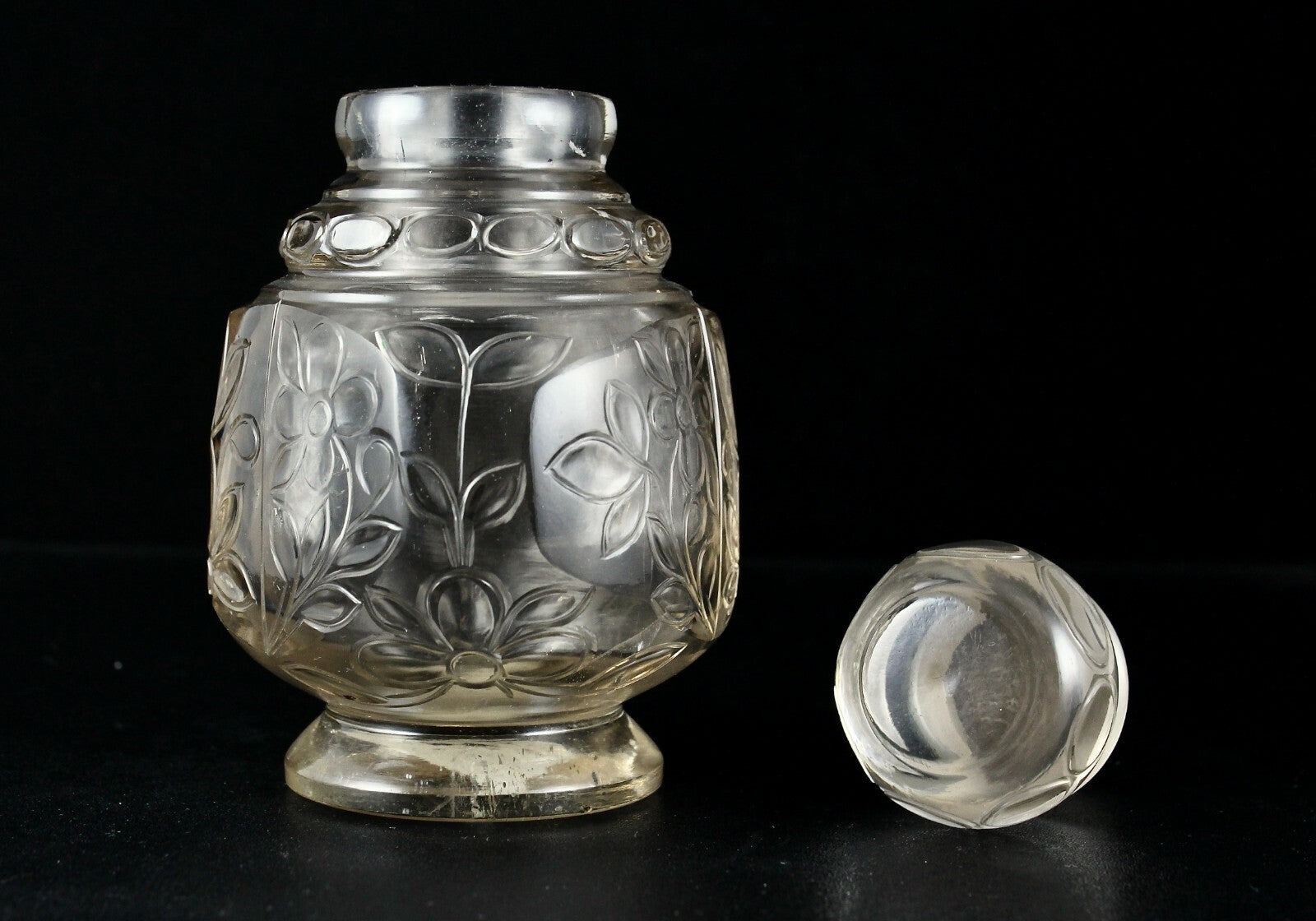 Certified Unique Natural Smoky Quartz 2400ct Handcrafted Perfume Bottle Decor