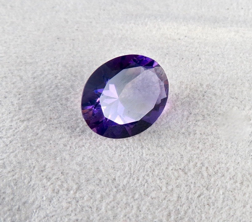 Natural Amethyst 23.35 Ct Oval Cut 23mm Purple Gemstone For Pendant/ring