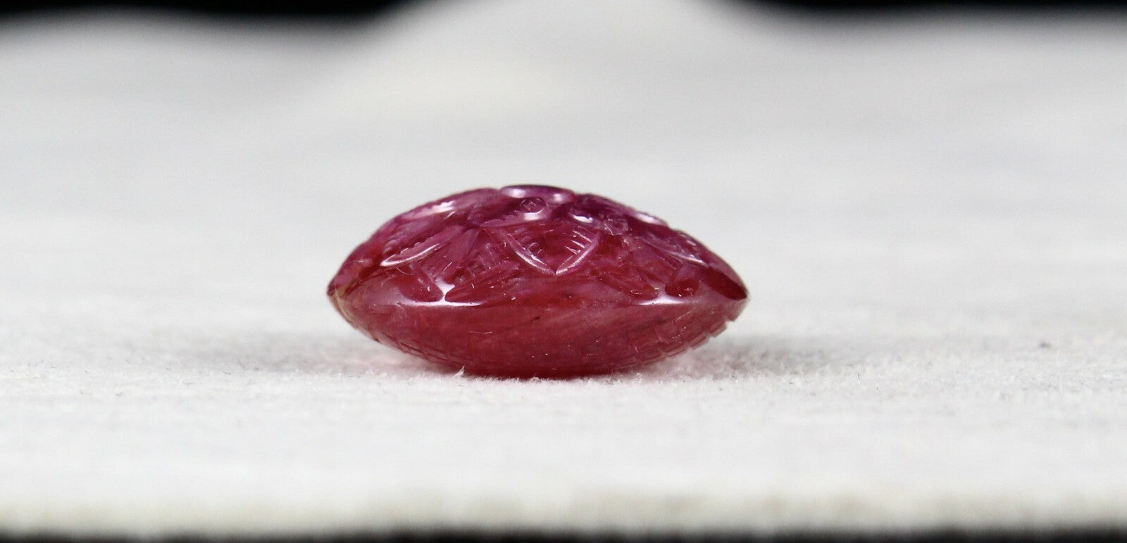 Certified Natural Untreated Ruby 23.78ct Carved Round Cabochon Ring Pendant