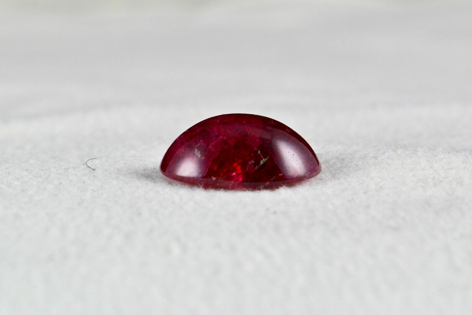 Natural Pink Tourmaline Rubellite 16x12mm Oval Cabochon 10.02 Ct Gemstone Ring