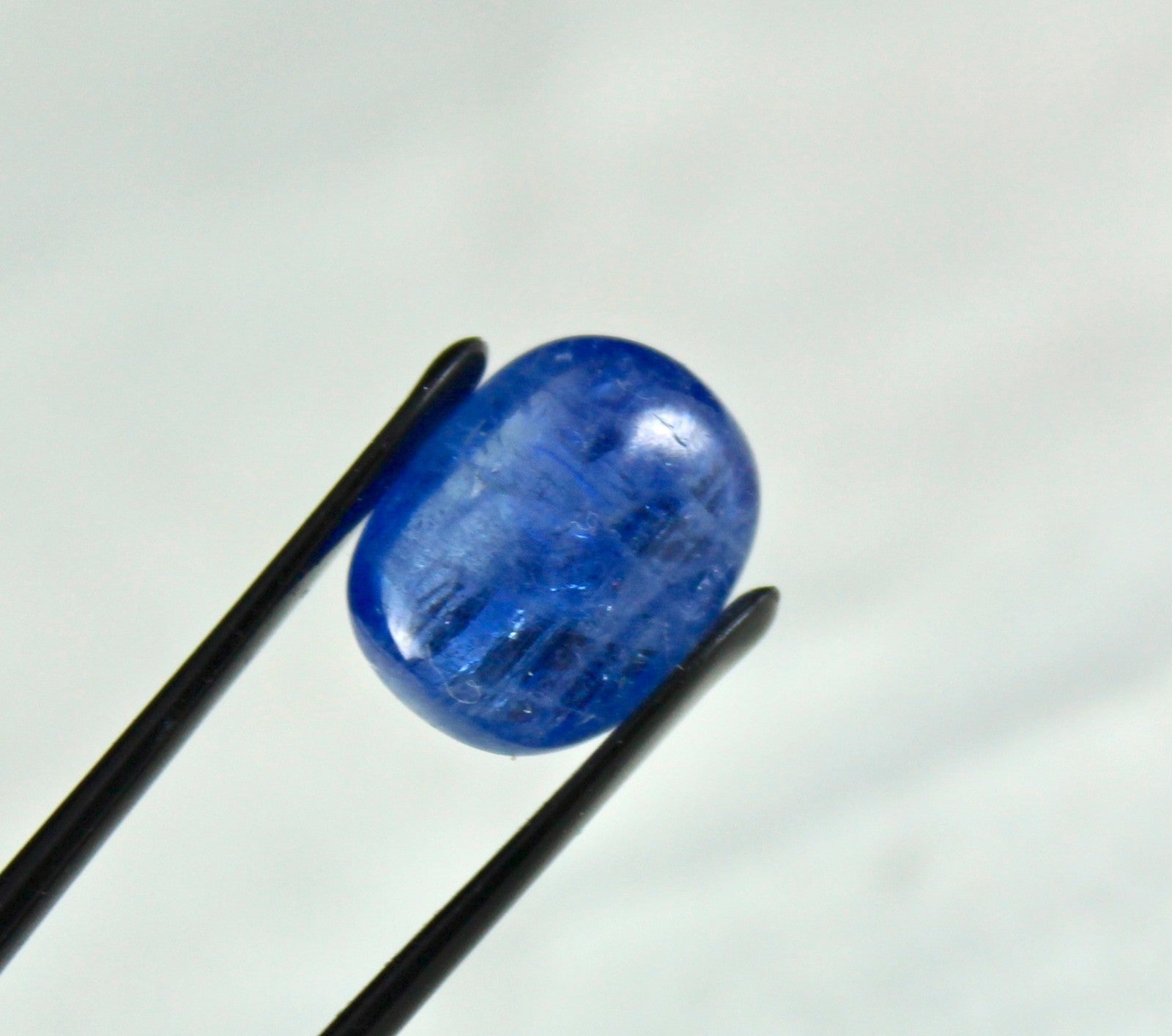 Certified Gtl Natural Blue Sapphire Cabochon Oval 10.15ct Gemstone Ring Pendant