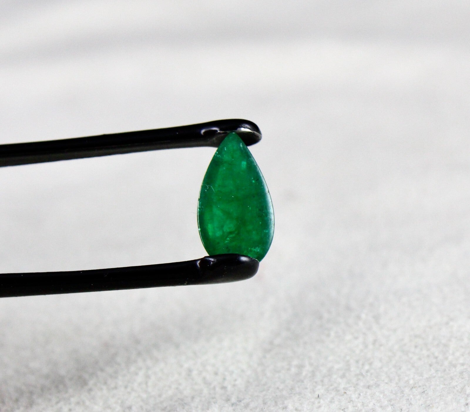 Natural Zambian Emerald Pear Cabochon 2.29 Ct Loose Gemstone For Ring Pendant