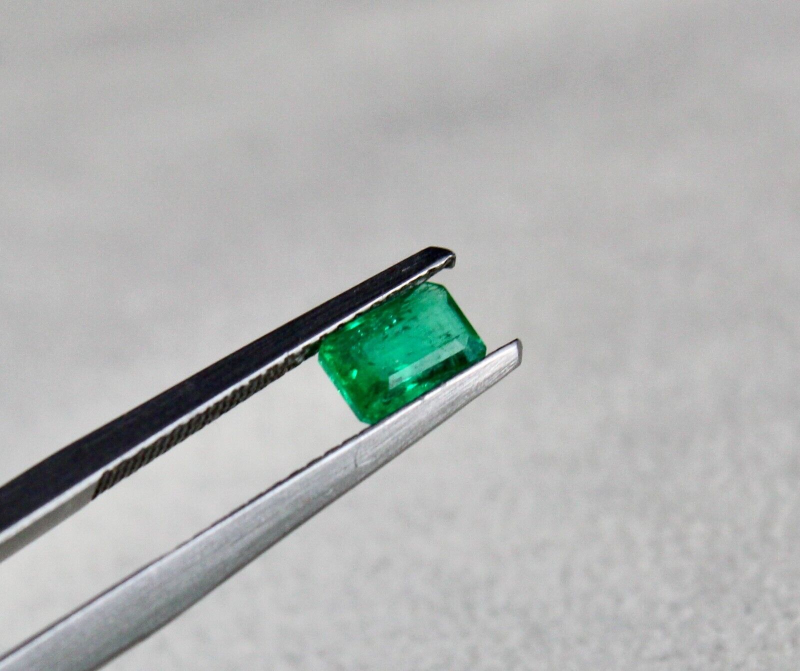 TOP NATURAL EMERALD RECTANGLE CUT 14 PC 6.51 CT ANTIQUE GEMSTONE DESIGN BRACELET