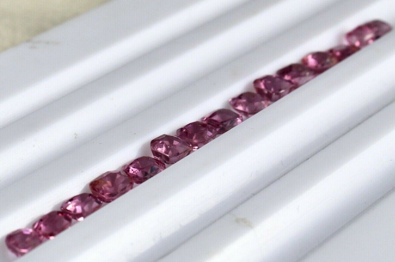 NATURAL OLD SPINEL LALDI CUSHION CUT 15PCS 10.95CTS GEMSTONE DESIGN BRACELET SET